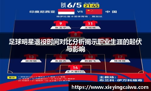 足球明星退役时间对比分析揭示职业生涯的起伏与影响